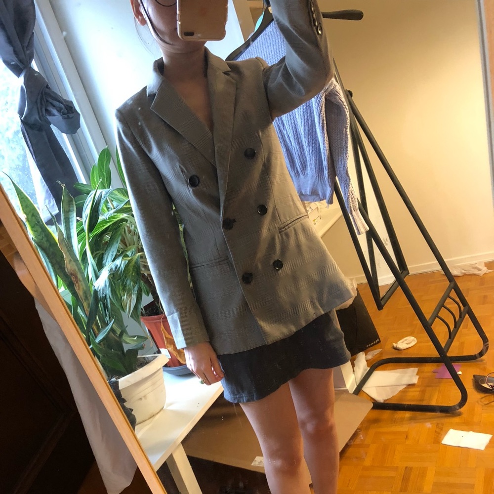 checkered blazer - Picture 4 of 6
